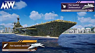 Pan Spatial Jacknife & Strikeswitch🔥beast combo with Zuikaku gameplay - Modern Warships