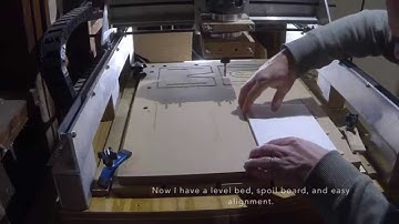 CNC Router Bed Leveling Cleanup