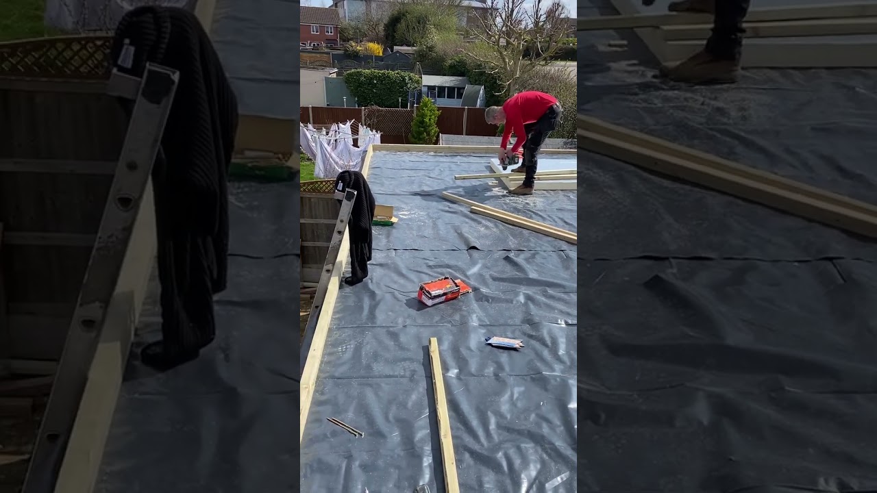 A warm roof finished in classic bond Epdm