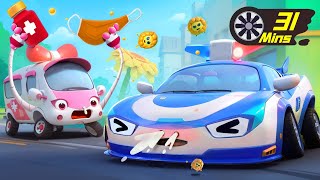 Sneezing Outburst! | Super Ambulance Song | Monster Trucks | Kids Songs | BabyBus  Cars World