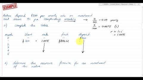 General Mathematics - U4T1 - Loans, investments and annuities part 2 video 1