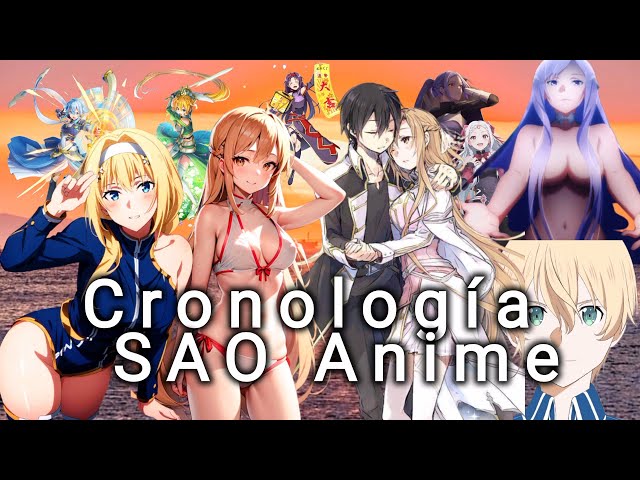 Cronología para Sword Art Online (Sao) Edición Anime 2023 