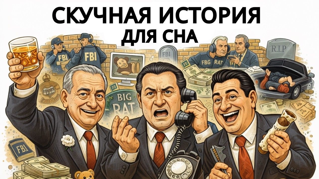 Гамбино — первая семья преступного мира Америки |💤  Скучная история на ночь