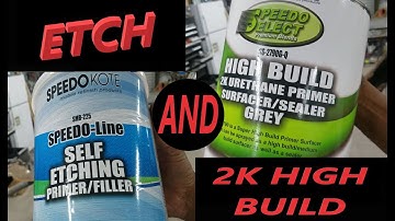 Speedokote Showdown Self Etch Primer SMR 225 & 2K High Build Primer Sealer SS-2790G-Q + the Mark1