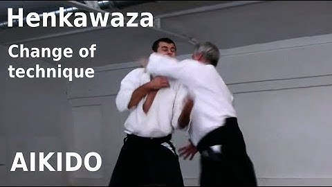 Aikido henkawaza - iriminage when uke is resisting shihonage, by Stefan Stenudd