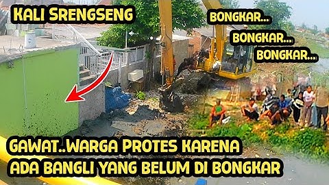 Gawat...Warga Protes Karena ada Bangli Yang Belum di Bongkar || Normalisasi Kali || dedi mulyadi