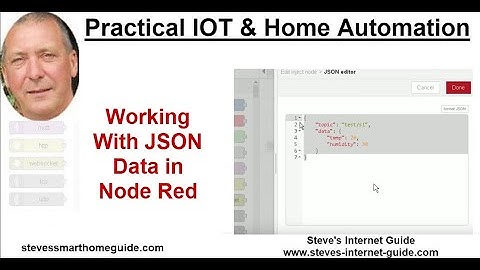 Working With JSON Data in Node Red