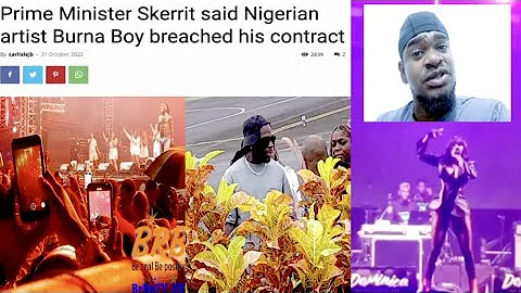 🔴BURNA BOY BROKE WCMF 2022 CONTRACT SAYS SKERRIT & IT'S NOT DOMINICA FAULT | Mystelics Reacts