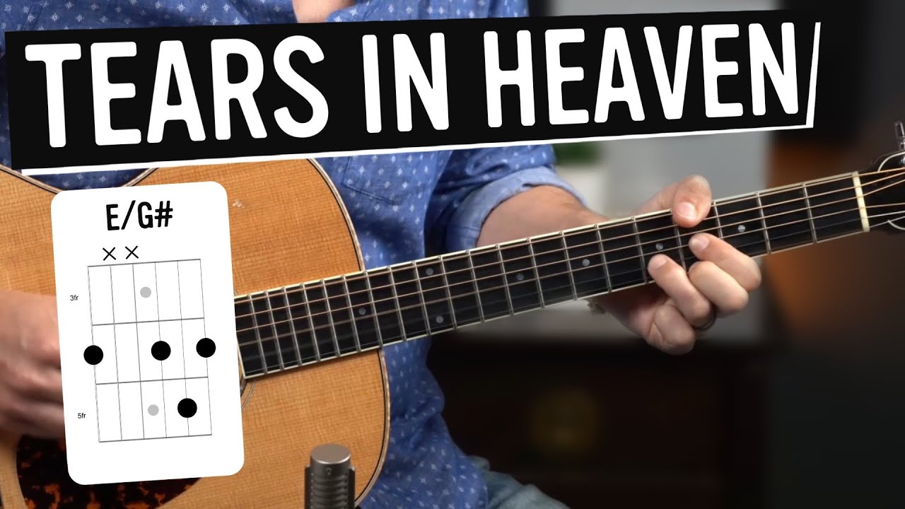 Song lyrics with guitar chords for Tears In Heaven - Eric Clapton  Guitar  acoustic songs, Guitar chords and lyrics, Easy guitar songs