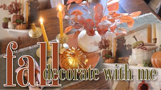 FALL DECORATE WITH ME 2022 | DECORATING FOR FALL | FALL COFFEE BAR & DINNING ROOM DECOR