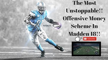 UNSTOPPABLE OFFENSIVE MONEY SCHEME! THAT BEAT EVERY COVERAGE! MADDEN 18 MONEY PLAY | Madden 18 Tips