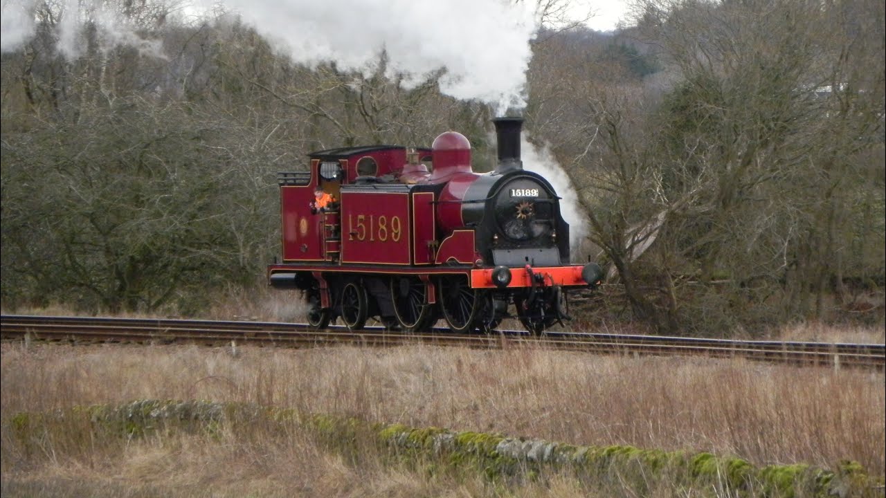 Trains at Bo’ness including 15189 for the first time in 18months 