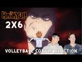 Volleyball couple reaction to haikyu s2e6 tempo