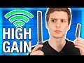 What are high gain router antennas can they increase wifi range