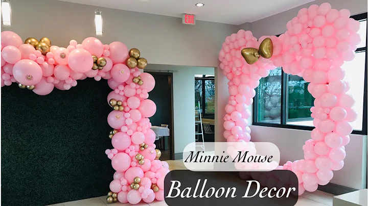 Minnie Mouse Balloon Garland and Hoop Tutorial | L...