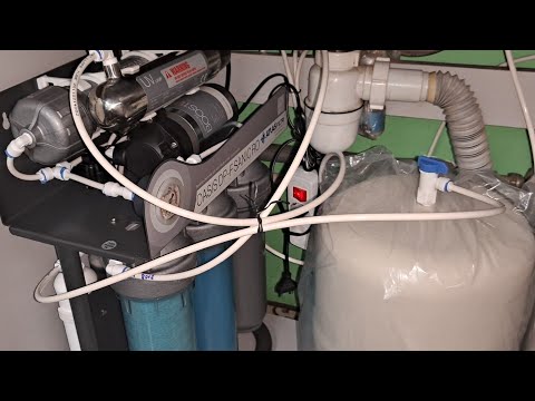 Видео: Пришлось поставить Осмос Atlas Filtri Oasis DP-F SANIC PUMP-UV Фильтр для водопроводной воды очистка