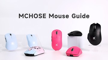 Explore the MCHOSE Mouse Collection! (MCHOSE A5, AX5, A7, M7, L7, G7, and G3) #mchose #gamingmouse