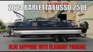 2024 Barletta Lusso 25ue - Blue Sapphire with Blackout Package