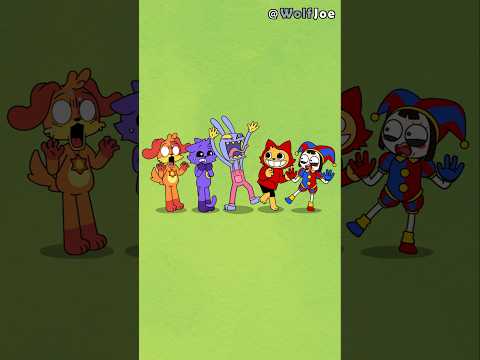 Sigma Pomni - Catnap x Dogday x Jax (Poppy PlayTime) #playtime | Wolf Joe Toons | 파피플레이타임