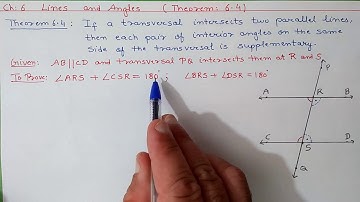 Theoerm:6.4 Chapter:6 Lines And Angles | Ncert Maths Class 9 | Cbse