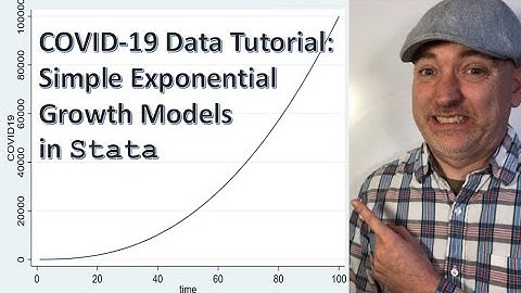 COVID-19 Data: Simple Exponential Growth Models in Stata