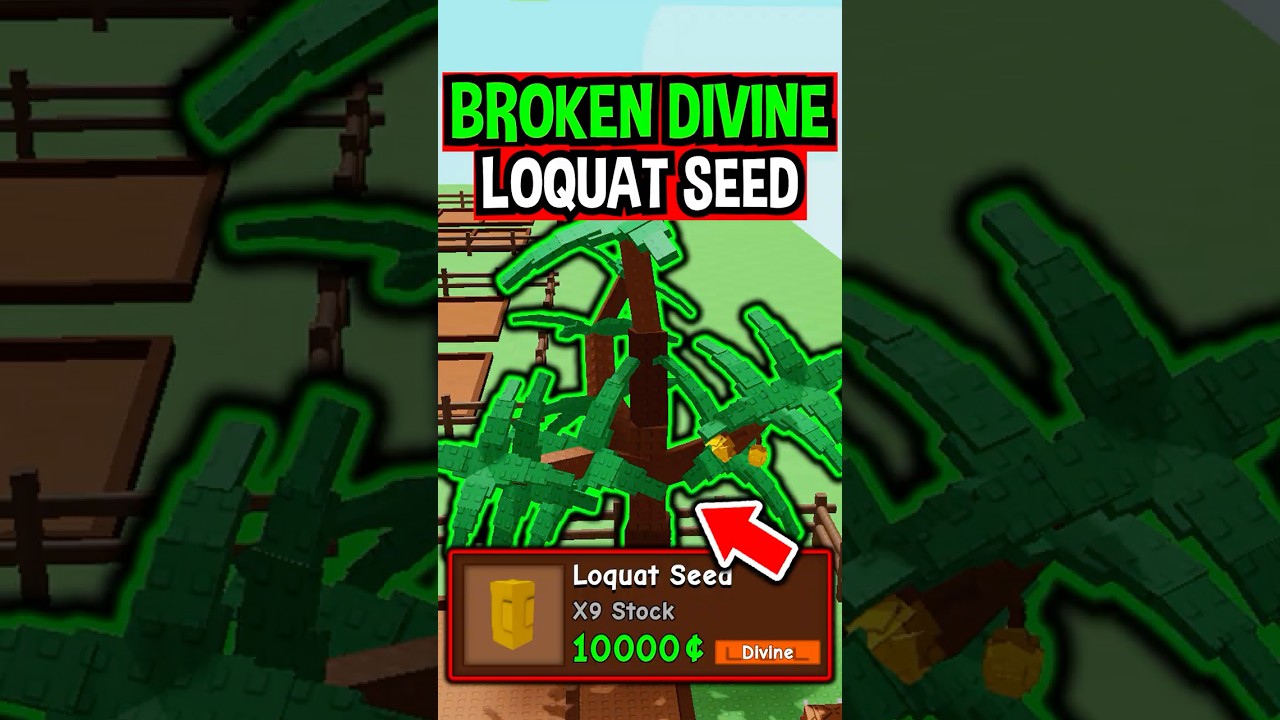 BROKEN DIVINE LOQUAT SEED in Roblox Grow a Garden..