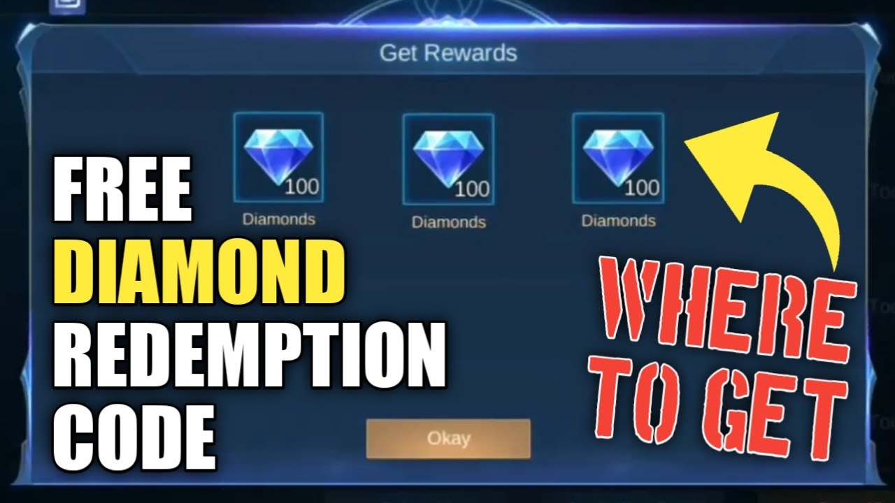 How to get diamond redemption code here in my channel soon mobile