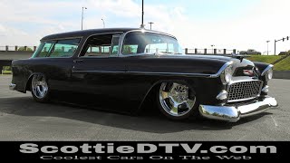 Stunning 1955 Chevy Nomad Wagon 'Stout' By Big Oak Garage At The 2024 Pigeon Forge Rod Run