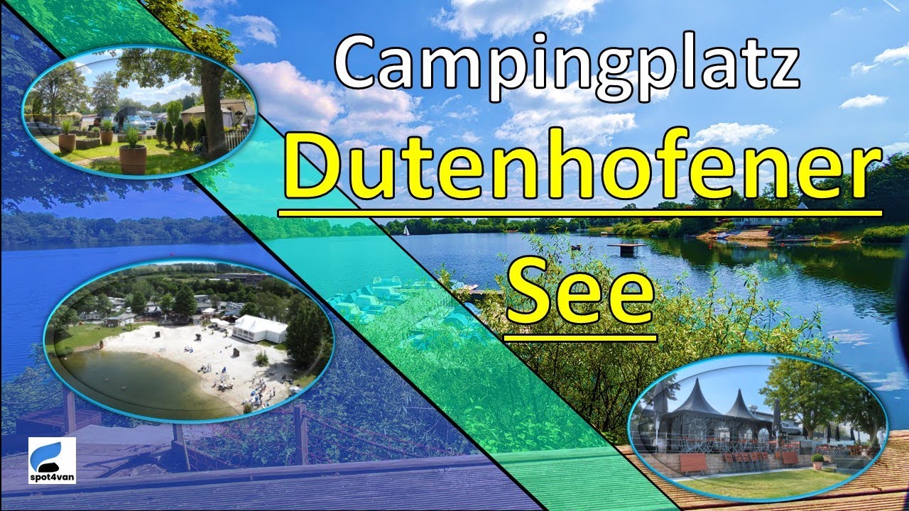 Campingplatz Dutenhofener See in Hessen.