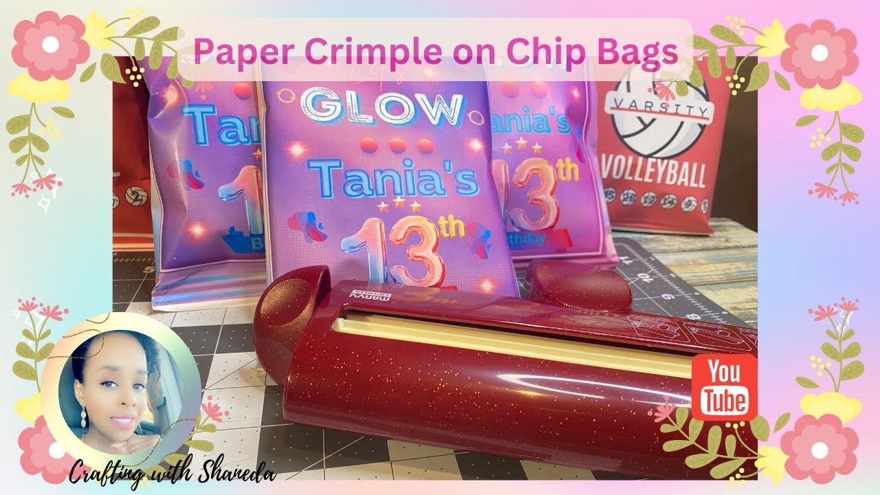 Paper Crimper-Chip Bag with Paper Crimper Special Event Day Chip