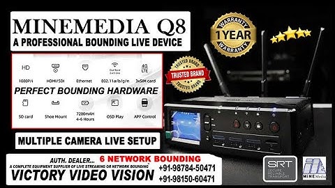 MINEMEDIA Q8 BOUNDING LIVE STREAMING DEVICE