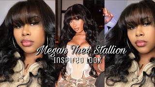 Megan Thee Stallion Inspired MakeUp &amp; Hair Look | Halloween 2022 ft Online MakeUp Academy