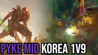 INSANE 1V9 PERFORMANCE IN KOREA