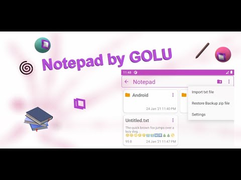Notepad for Android -- A free TEXT file EDITOR