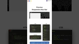 Responsive Navigation Bar Tutorial | Day 1 | HTML, CSS & JS Project