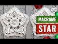 Macrame Star Tutorial | Macrame Christmas DIY | Macrame Star With Ring