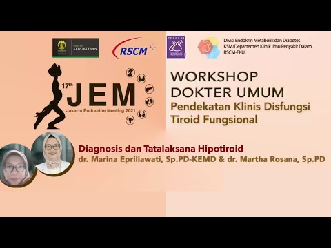 Workshop GP - Diagnosis dan Tatalaksana Hipotiroid