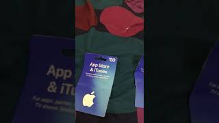 iTunes gift cards $50