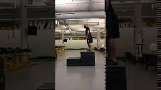 Snap Down to Box Jump w/ Depth Drop