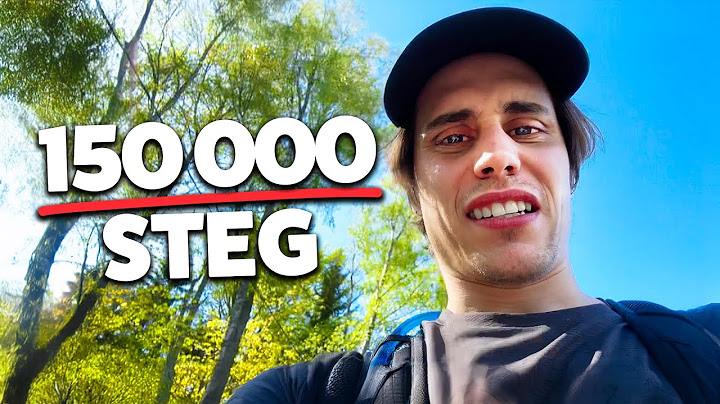 VICTOR GÅR 150 000 STEG PÅ EN DAG