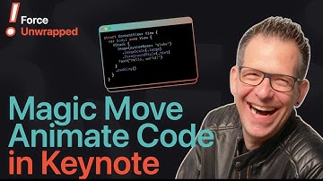Stop Pasting Screenshots: Cinematic Code Animations in Keynote | ! Force Unwrapped Ep. 1