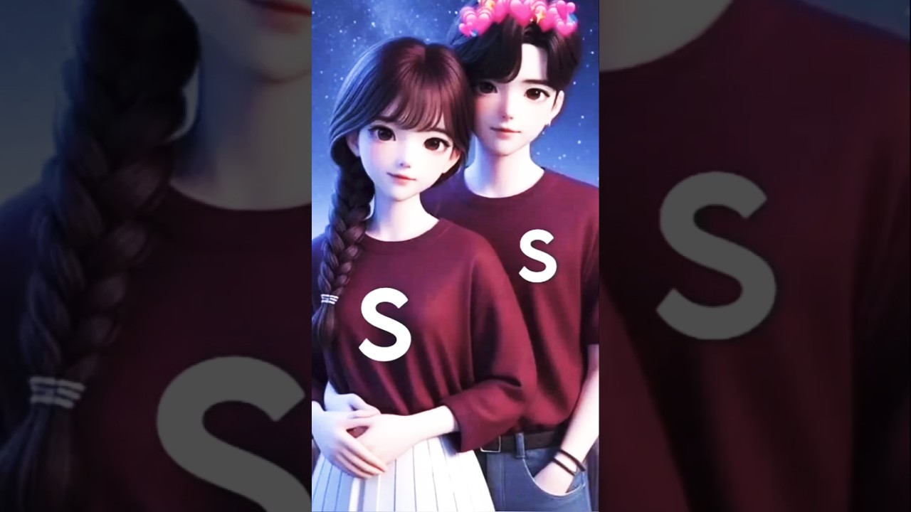 Name letter love video for girl  girl with boy love photo DP  vairal tiktok vidio