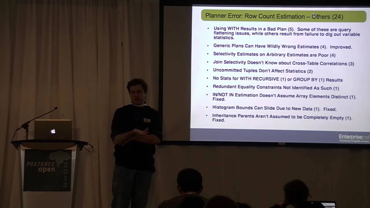 Robert Haas: Query Planning Gone Wrong