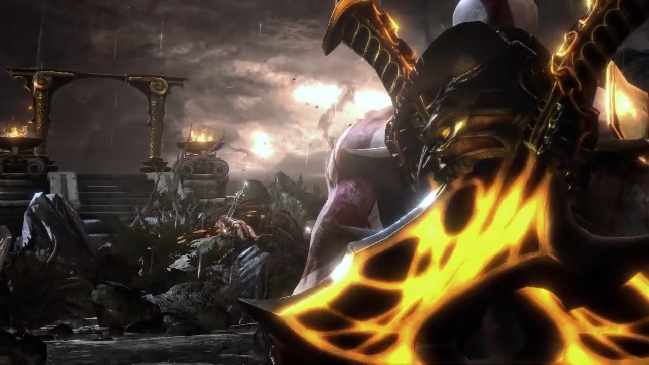 God Of War III  (/CHAOS MODE\) {Mt.Olympus} (+Upper Chamber of The Flame+) [Boss Fight] //ZEUS\\