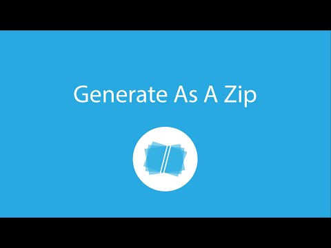 Generate as Source Zip