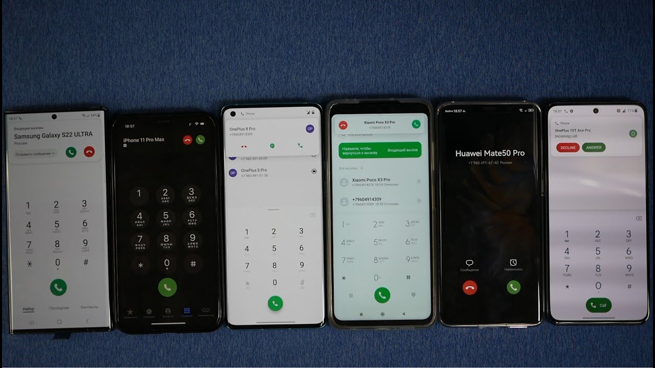 HEXA Incoming Call Samsung S22 Ultra iPhone 11 Pro Max OnePlus 8 Pro ...