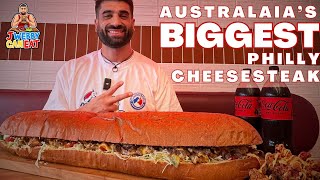 AUSTRALIA'S BIGGEST PHILLY CHEESESTEAK - MANNYS PHILLYS & PIZZA - RANDWICK, NSW