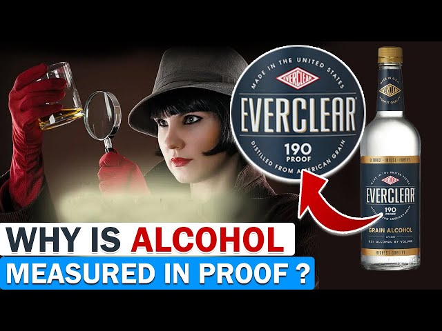 Why is Alcohol Measured in Proof ? What does the number mean? 