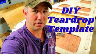 DIY Teardrop Camper /Template/ Pattern Layout