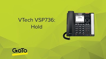 VTech VSP736: Hold